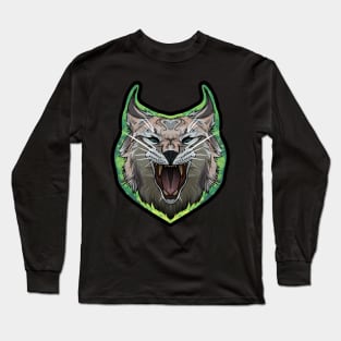 Caracal (w/ eye colour trim) Long Sleeve T-Shirt